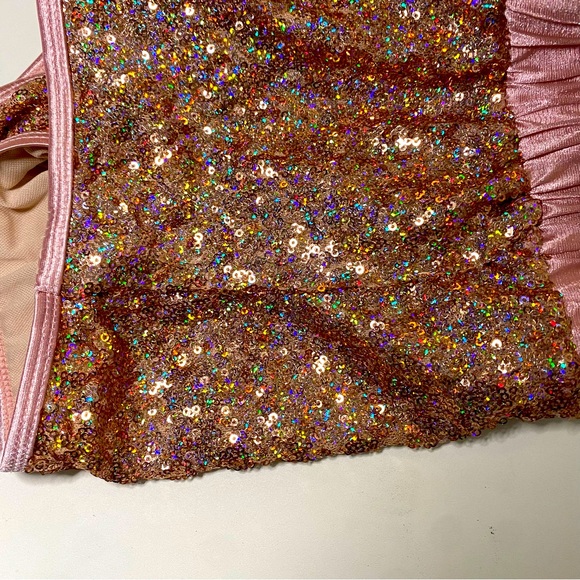 Two Pair Girl’s Sequin Dance Shorts - Picture 8 of 11